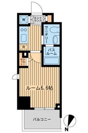 ダフィット門前仲町の物件間取画像